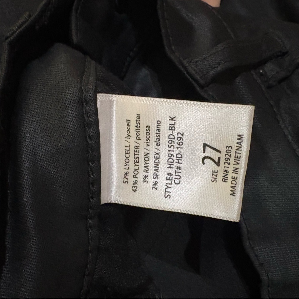 Women’s Shine Black Pants - Picture 4 of 4